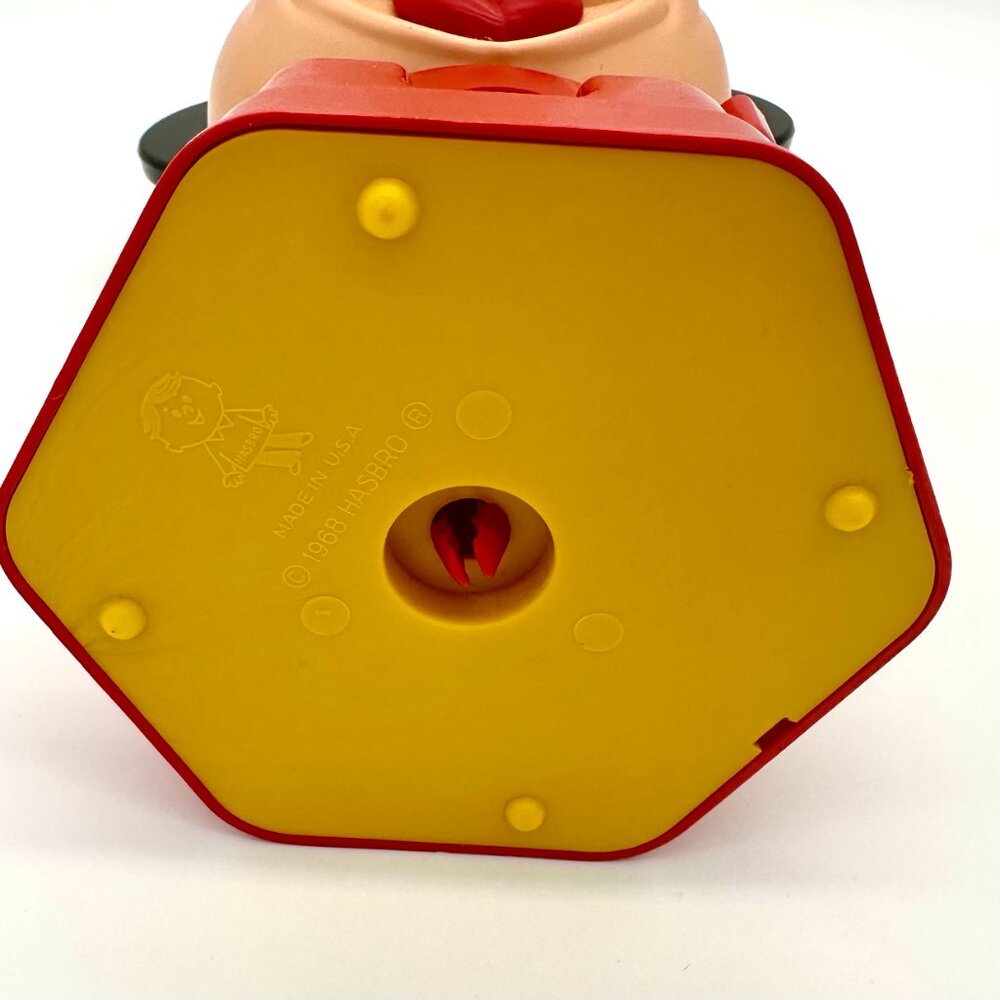 Disney 1968 Hasbro Plastic Mickey Mouse Coin Operated Bank/Gumball Machine 9" - Picture 7 of 8